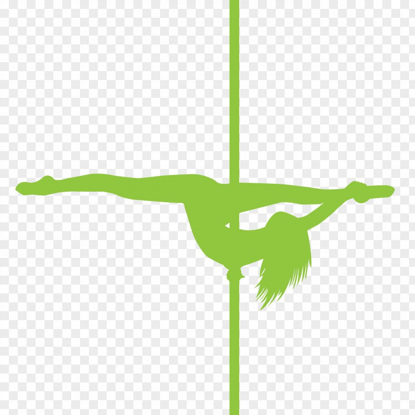 Pole Dance Decal Sticker PNG