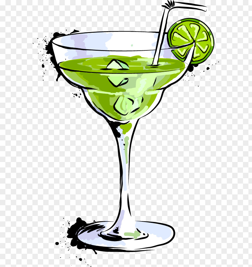 Cartoon Vector Food Drink Bar Cocktail Margarita Martini PNG