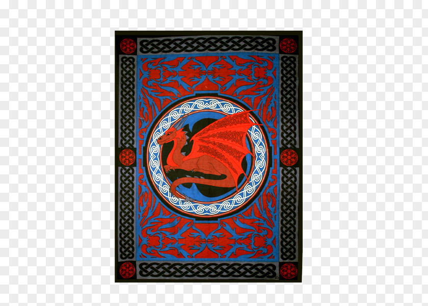 Dragon Tapestry Welsh Textile Celts PNG