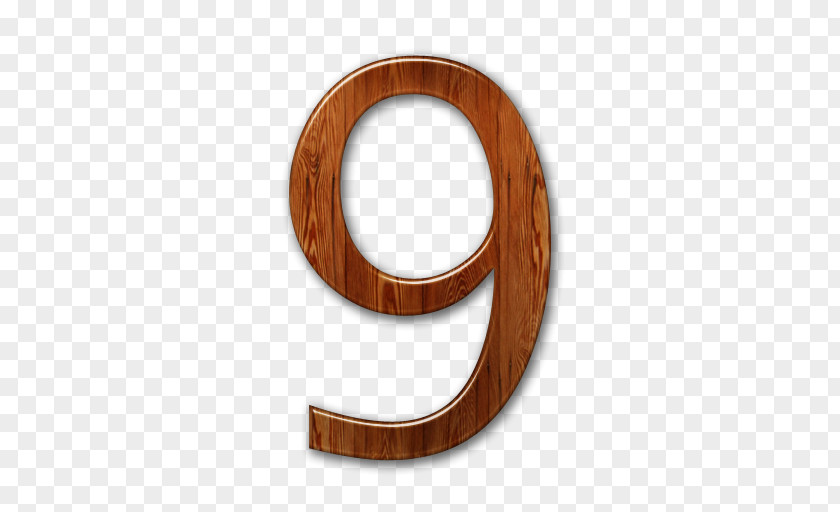 Number Wood Alphanumeric PNG