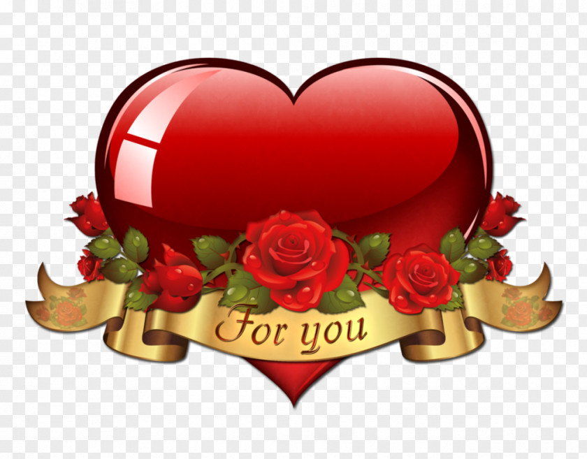 Valentine's Day Flower Font PNG