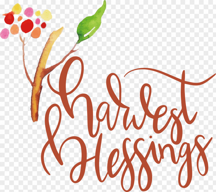 HARVEST BLESSINGS Harvest Thanksgiving PNG