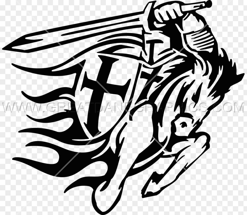 Knight Art Of The Crusades Sticker Clip PNG