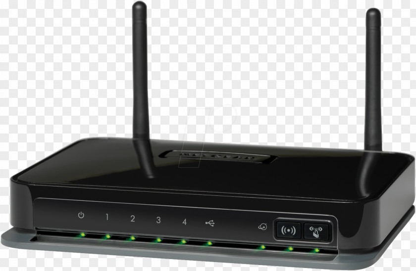 Router Wireless Netgear DGN2200M DSL Modem PNG