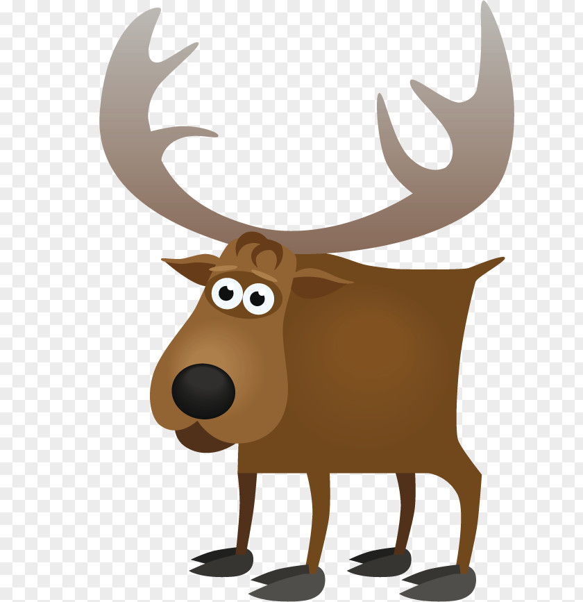 Deer Moose Cartoon Clip Art PNG