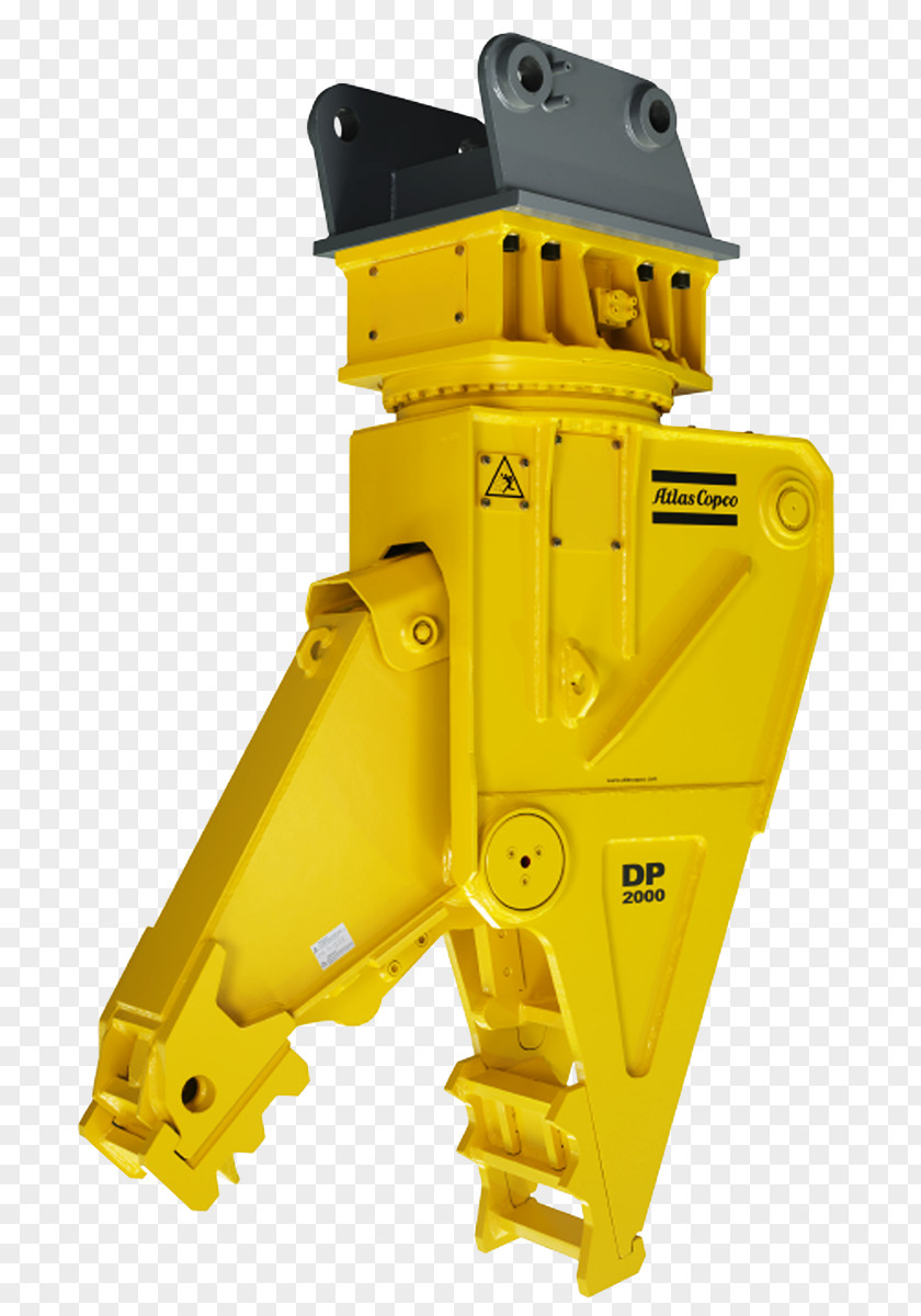 Excavator Atlas Copco Heavy Machinery Breaker PNG