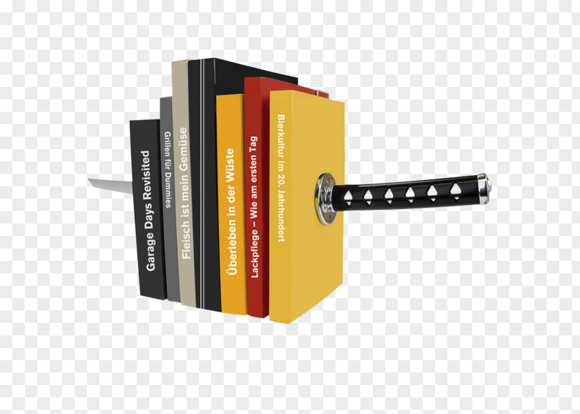 Gift Bookend Katana Paper PNG