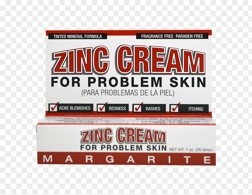 Problem Skin Margarite Cosmetics Zinc Cream Care Oxide PNG