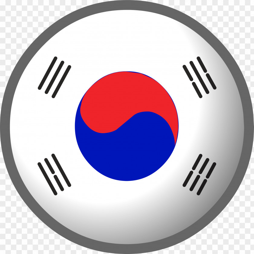 Korean Flag Of South Korea North PNG