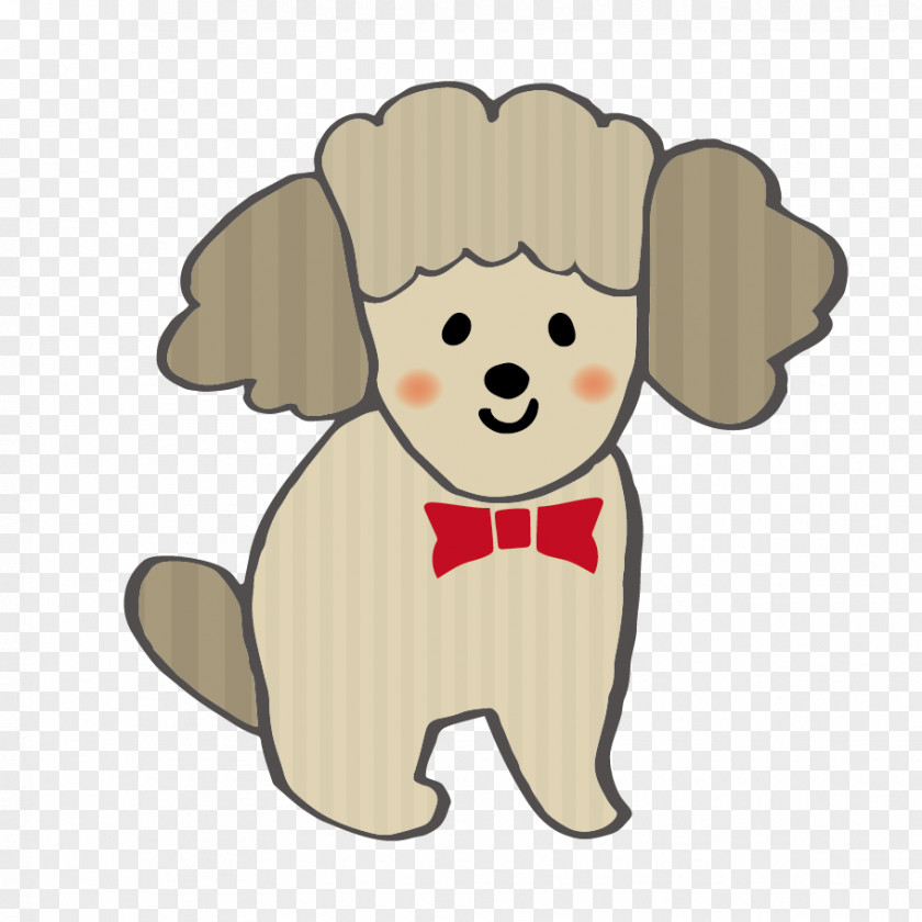 Puppy Illustration Dog Breed Poodle Cartoon PNG
