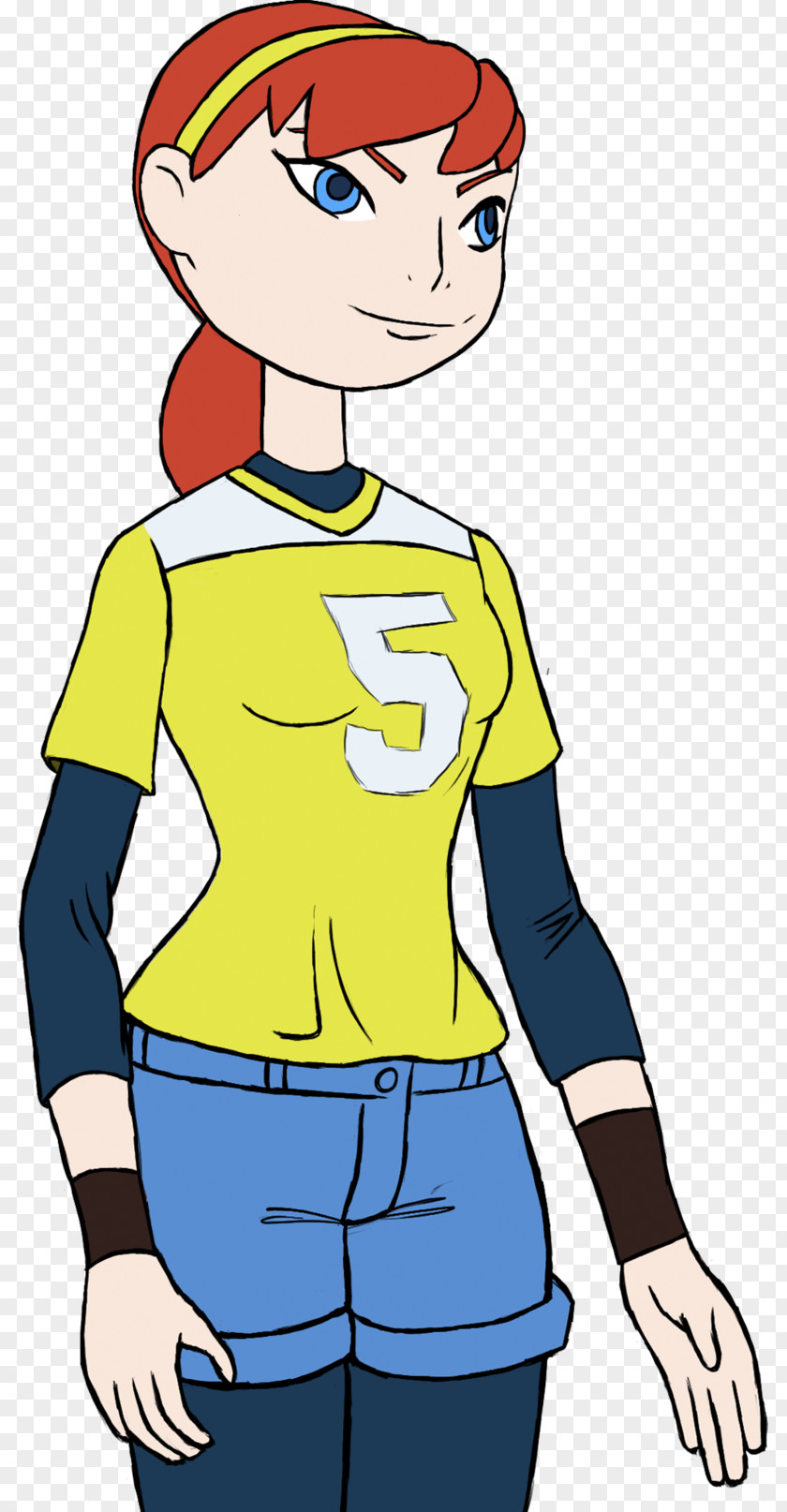 April O'Neil Line Art Female PNG