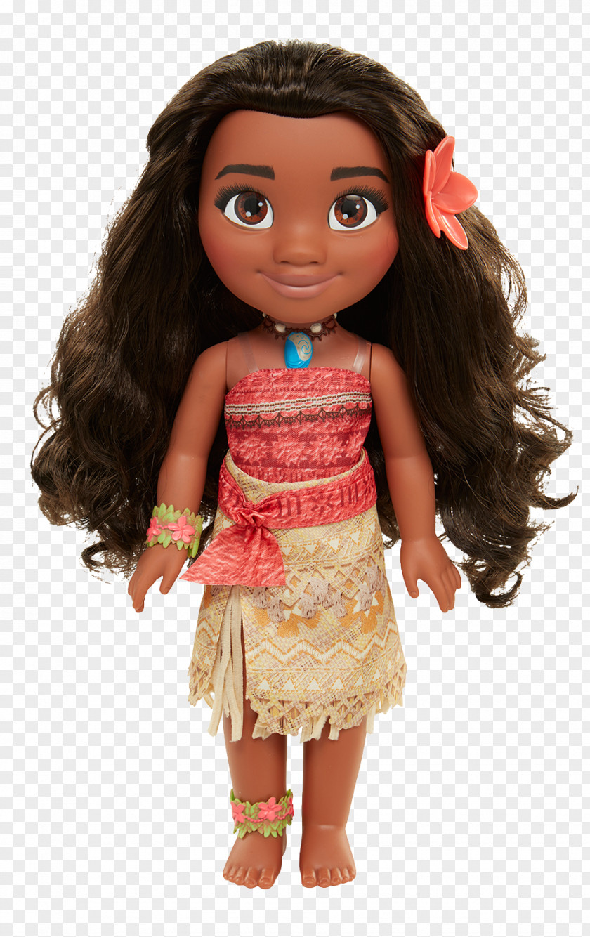 Doll Disney Moana Adventure Iconic Outfit Fashion Hasbro Of Oceania Action Toy PNG