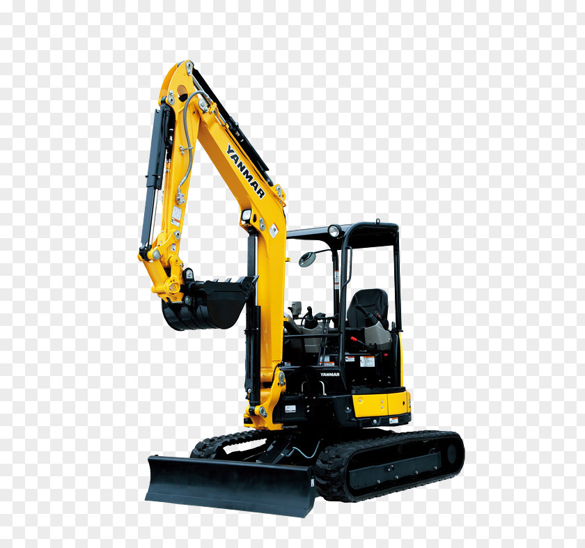 Excavator Caterpillar Inc. Compact Yanmar Heavy Machinery PNG