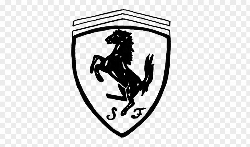 Ferrari S.p.A. Logo Drawing Image Emblem PNG