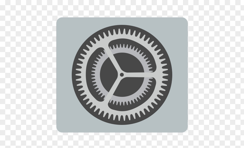 Settings Wheel Emblem Symbol Circle Font PNG