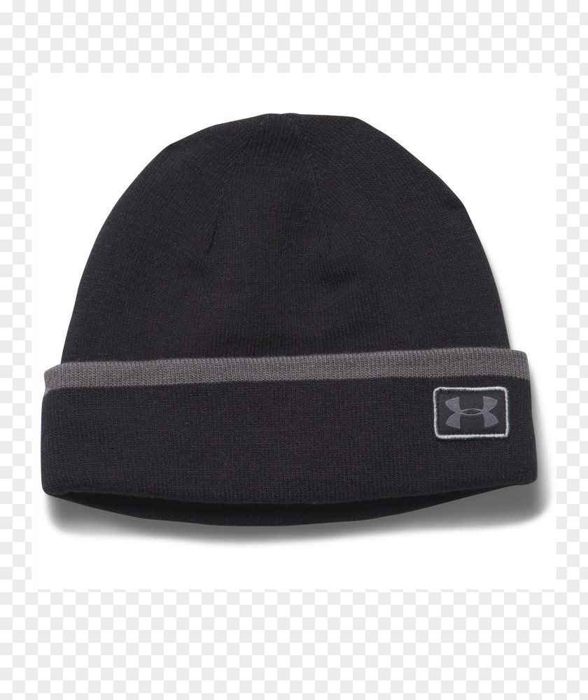 Beanie Black Coldgear Infrared White Product Design PNG
