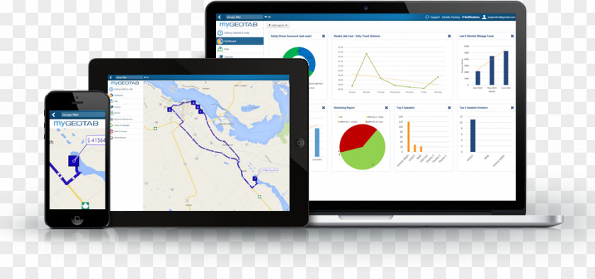 Business Fleet Management Software Vehicle Tracking System Geotab PNG