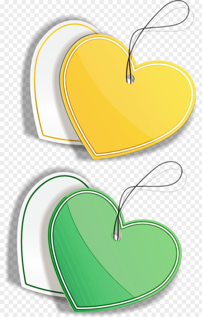 Diagram Green Cartoon Heart PNG