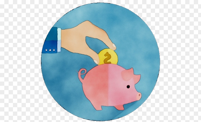 Gesture Plate Piggy Bank PNG