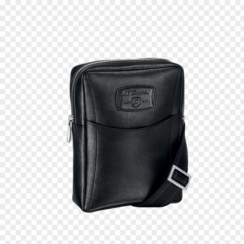 Zipper Pouch Handbag Leather S. T. Dupont Messenger Bags PNG