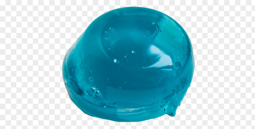 Aesthetics Slime Blue PNG