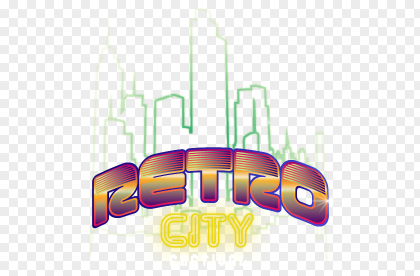 Festival Poster Fairplex Retro City Logo PNG