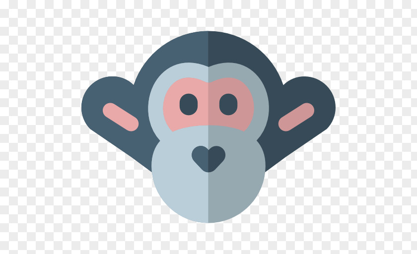 Gray Monkey Ape Primate Digital Marketing Icon PNG