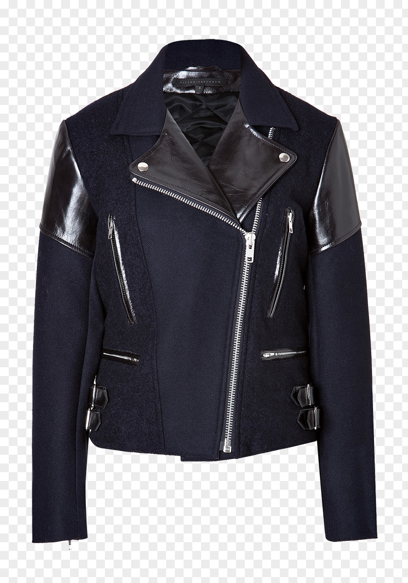 Jacket Leather Coat Zipper Clothing PNG