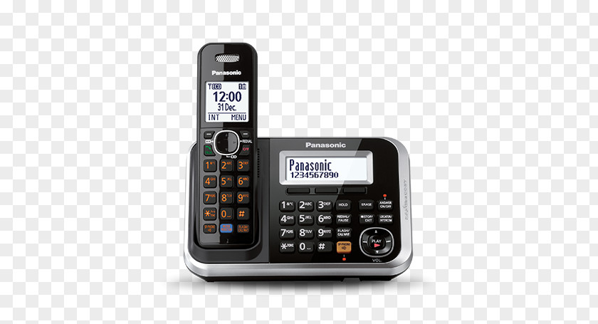 Panasonic KX-TG6841 Cordless Telephone Digital Enhanced Telecommunications PNG