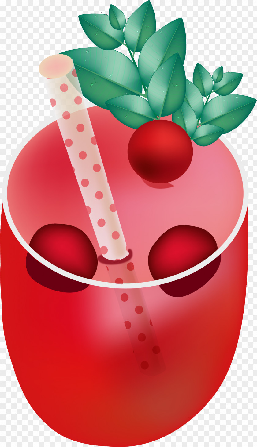 Red Cherry Juice Kiwifruit Strawberry Fruchtsaft PNG