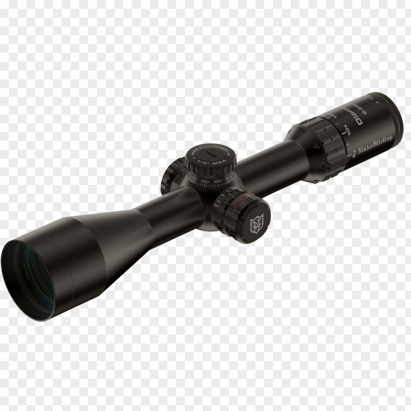 Sniper Lens Telescopic Sight Optics Schmidt & Bender Hunting Long Range Shooting PNG