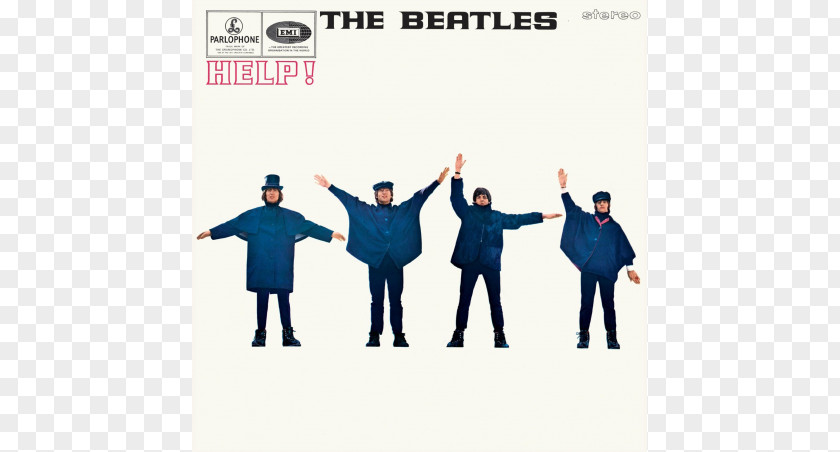 The Beatles Logo Help! Phonograph Record Remaster Reissue PNG