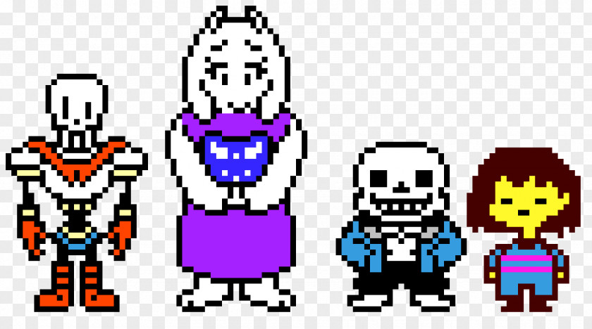 Undertale Toriel Bead Flowey Pixel Art PNG