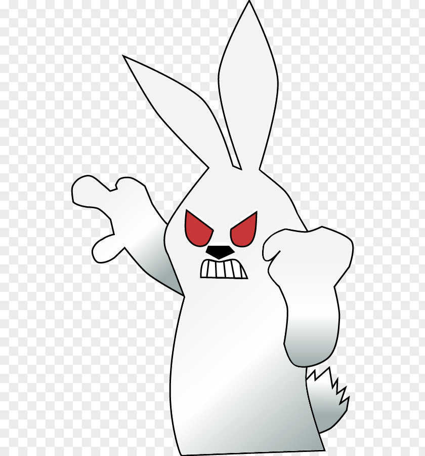 Bad Bunny Domestic Rabbit Easter Hare Clip Art PNG