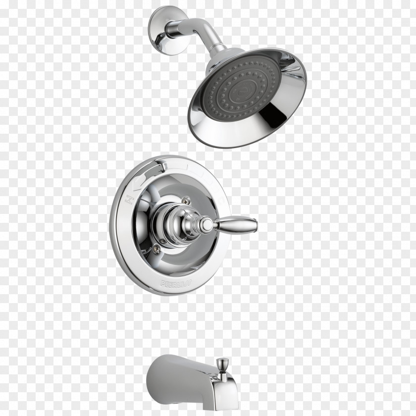 Bathtub Tap Brushed Metal Bathroom Pressure-balanced Valve PNG