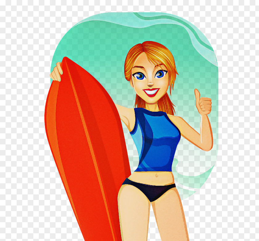 Cartoon Character Pin-up Girl PNG