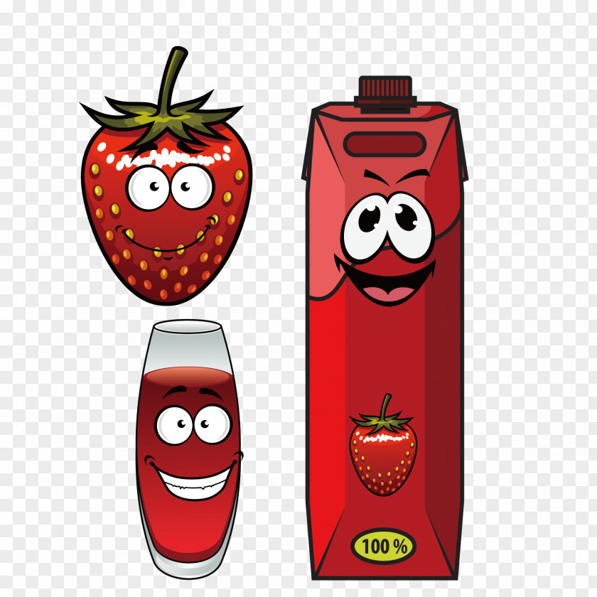 Vector Strawberry Juice Tomato Cartoon Vegetable PNG