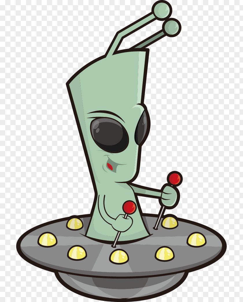 Alien Extraterrestrial Intelligence Cartoon PNG