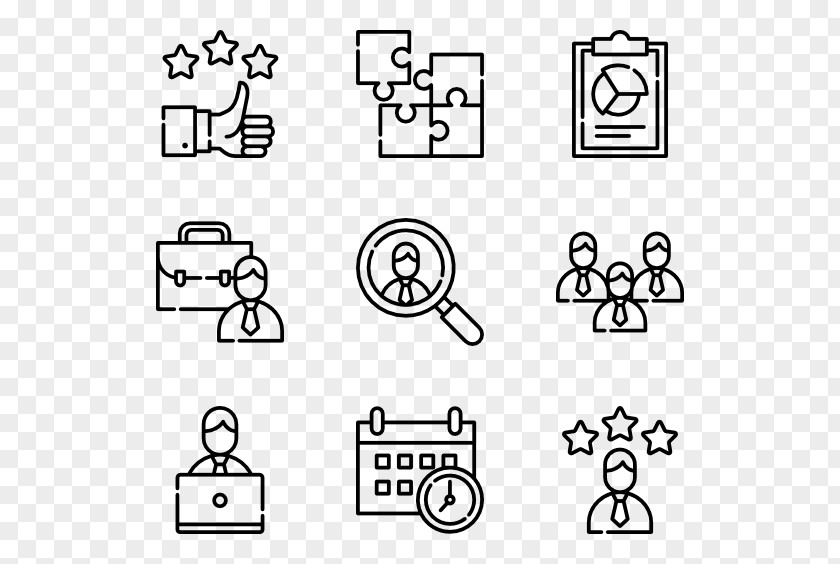 Business Linear Icon Design Graphic PNG