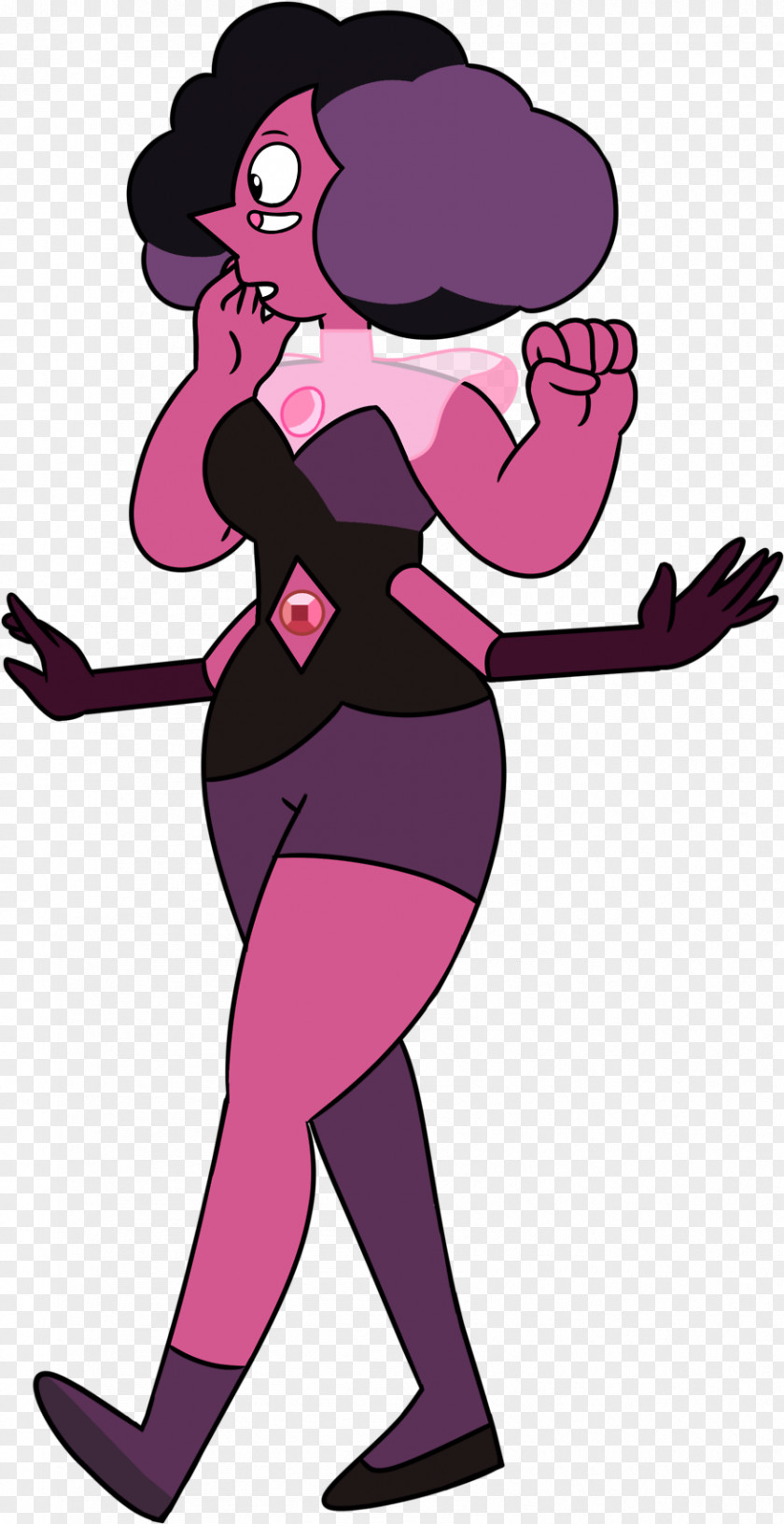 Costume Magenta Pearl Background PNG