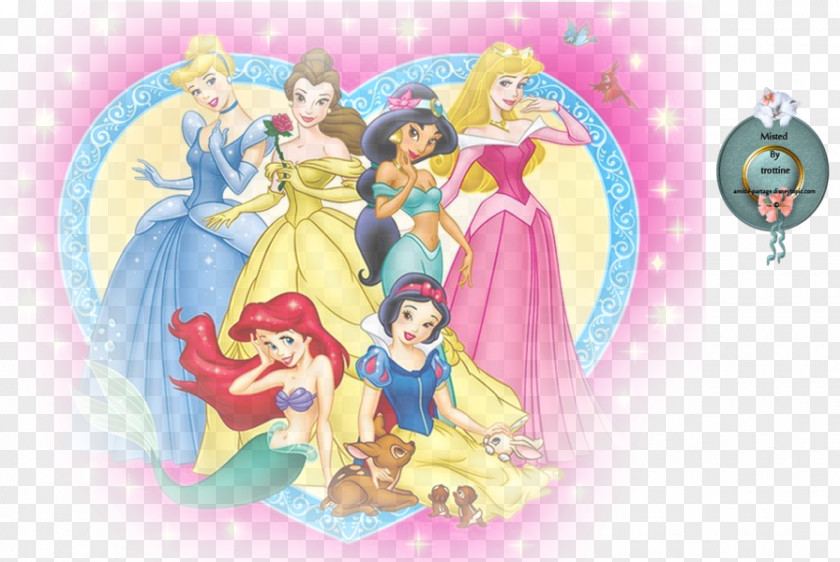 Disney Princess Belle Ariel Tiana Jasmine PNG