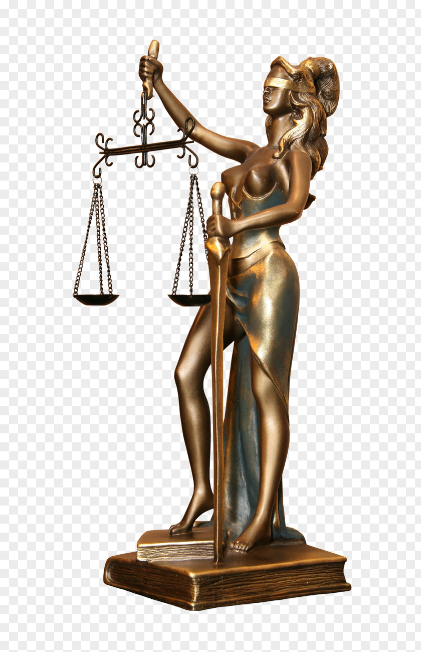 Goddess Themis Lady Justice Statue Sculpture PNG