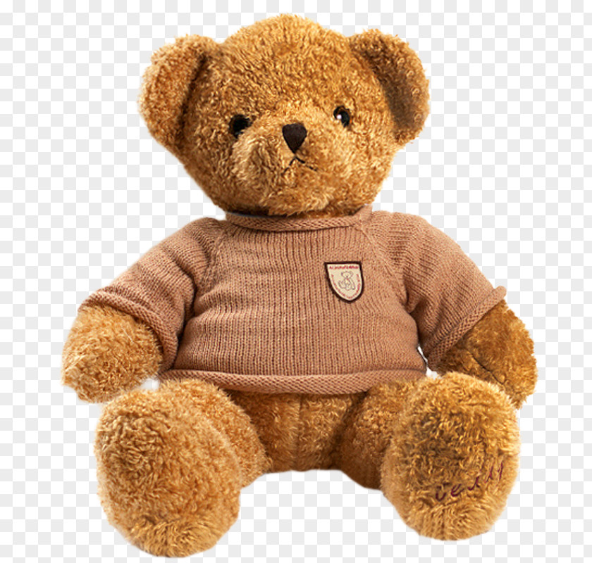 Teddy Bear Stuffed Toy Ty Inc. PNG bear toy Inc., Brown teddy doll doll, brown plush wearing sweater clipart PNG