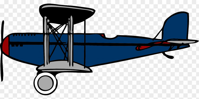 Airplane Clip Art Openclipart Biplane Vector Graphics PNG