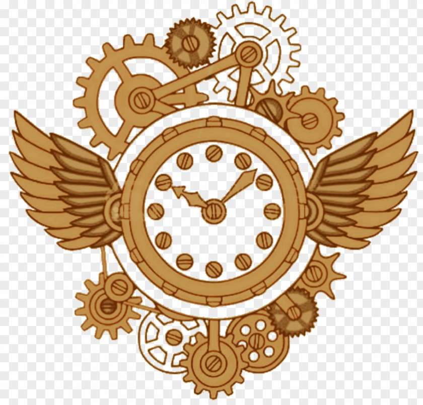 Clock Steampunk Gear PNG