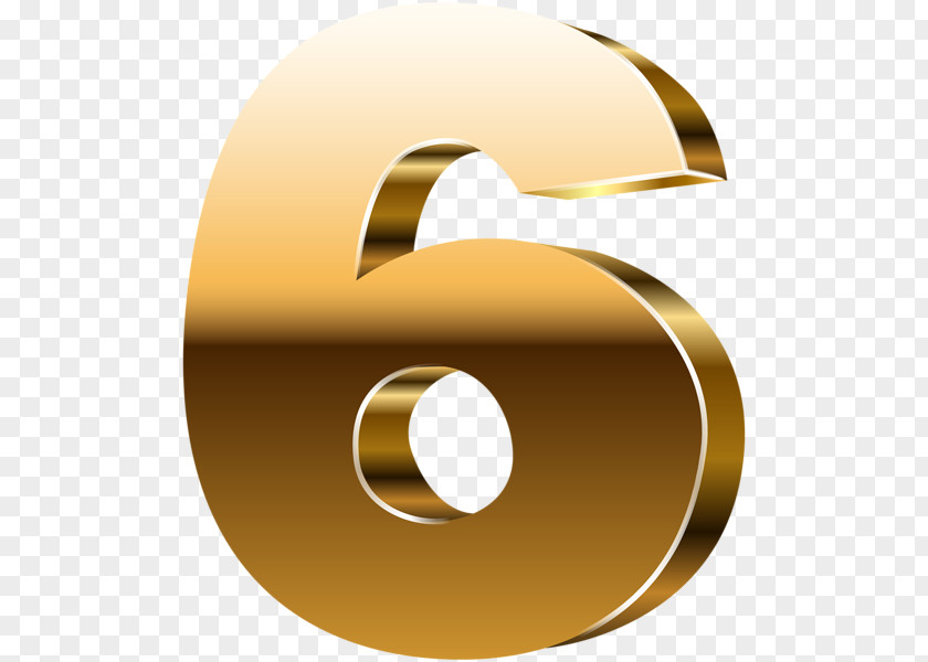 Number Gold Clip Art 3D Computer Graphics PNG