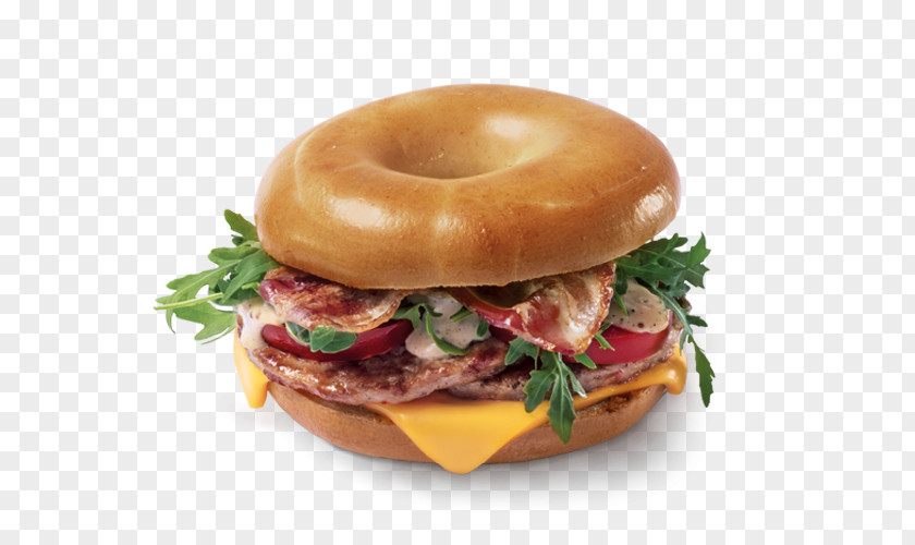Bagel Breakfast Sandwich Hamburger Cheeseburger PNG