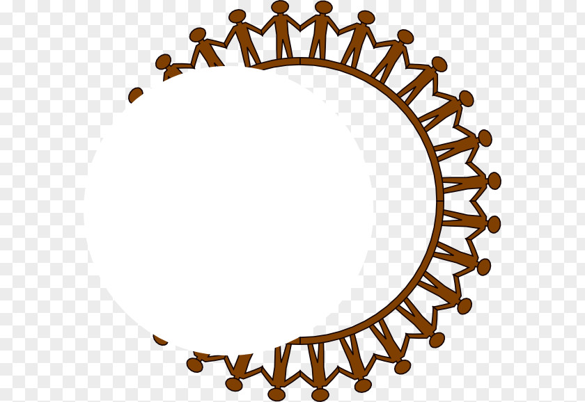 Circle Holding Hands Clip Art PNG