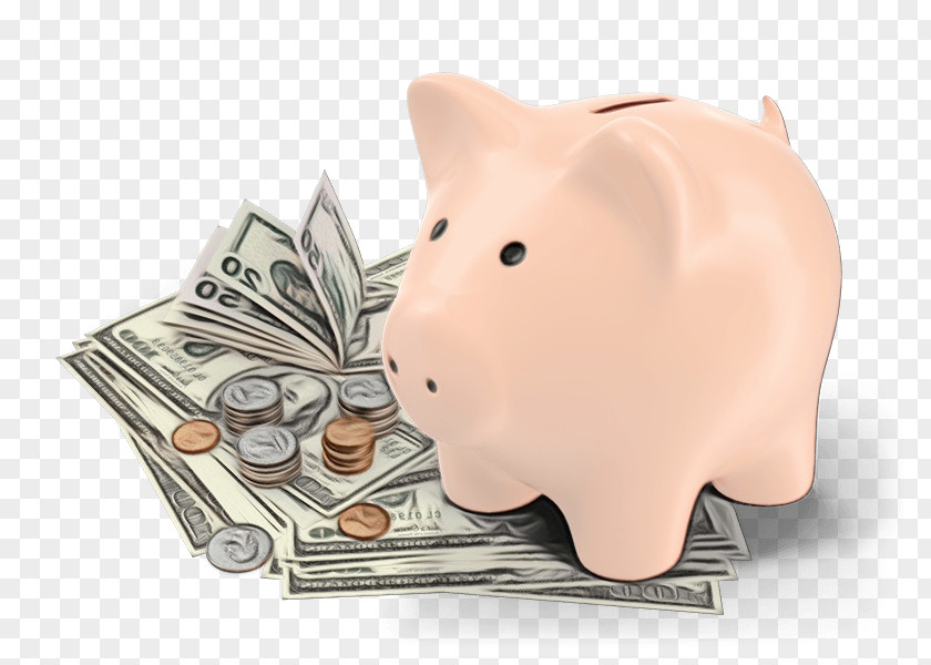 Currency Animal Figure Piggy Bank PNG