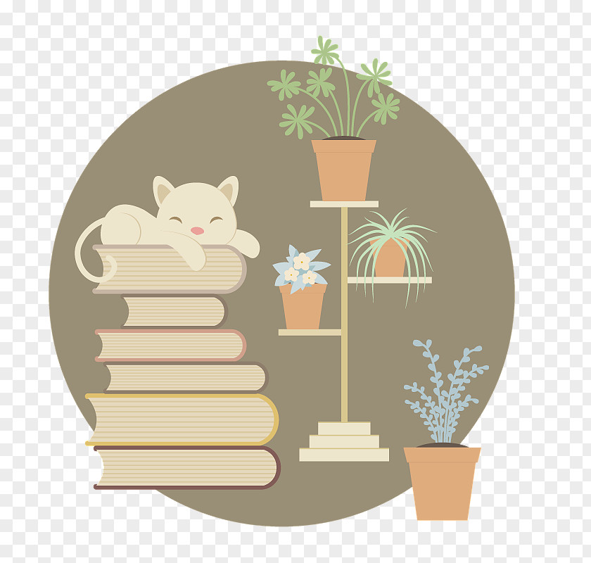 Flower Blossom Cat Book Wattpad Shutterstock Illustration PNG